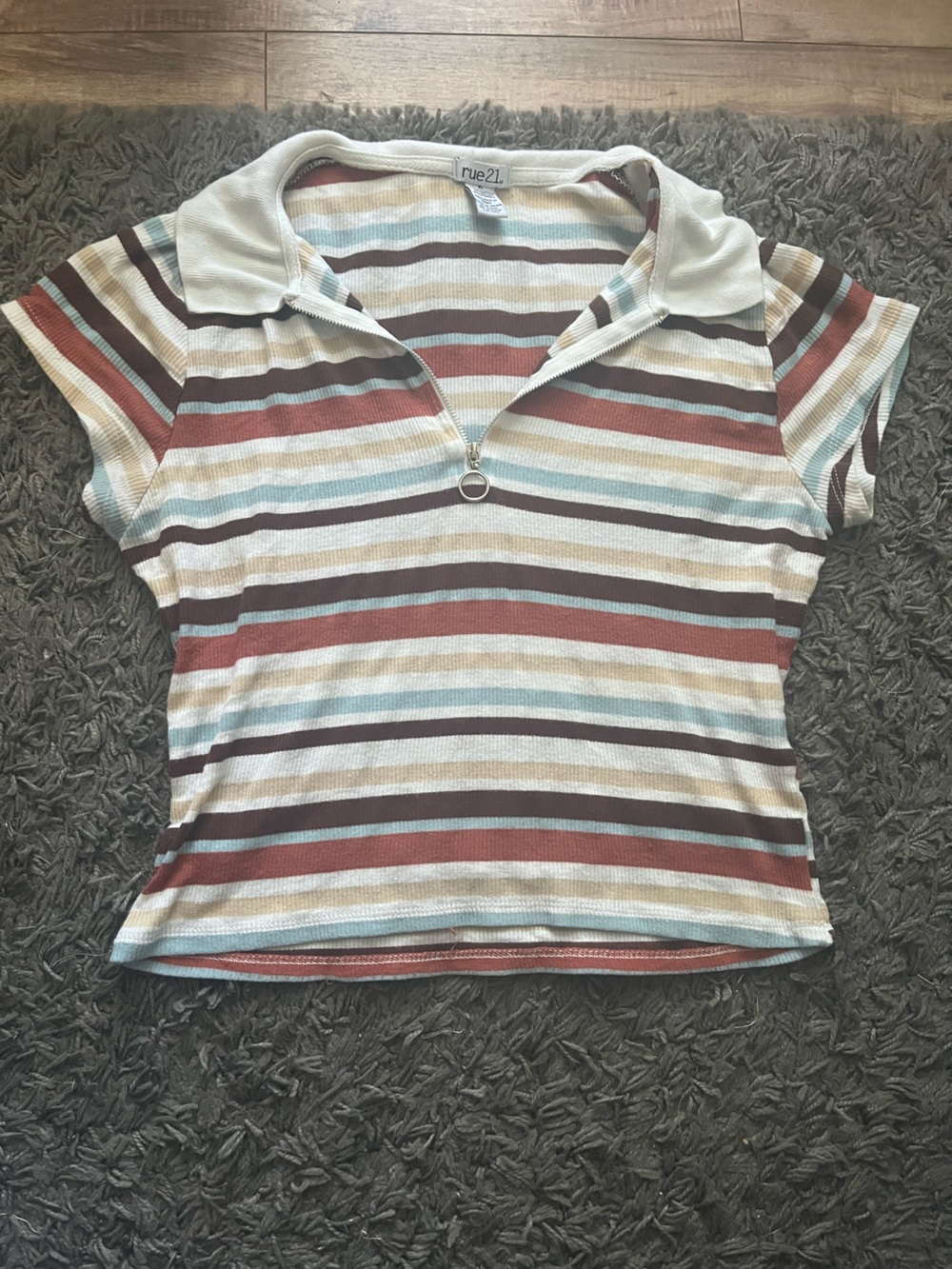 Striped Crop Top